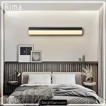چراغ دیواری عریض ریما چهار لاین نوری - مهتابی ال ای دی