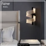 چراغ پالمر مارپیچ با دو کاربری - چراغ دیواری مارپیچ