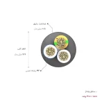 قیمت کابل سه در دو نیم - حرید کابل افشان 3 در 5